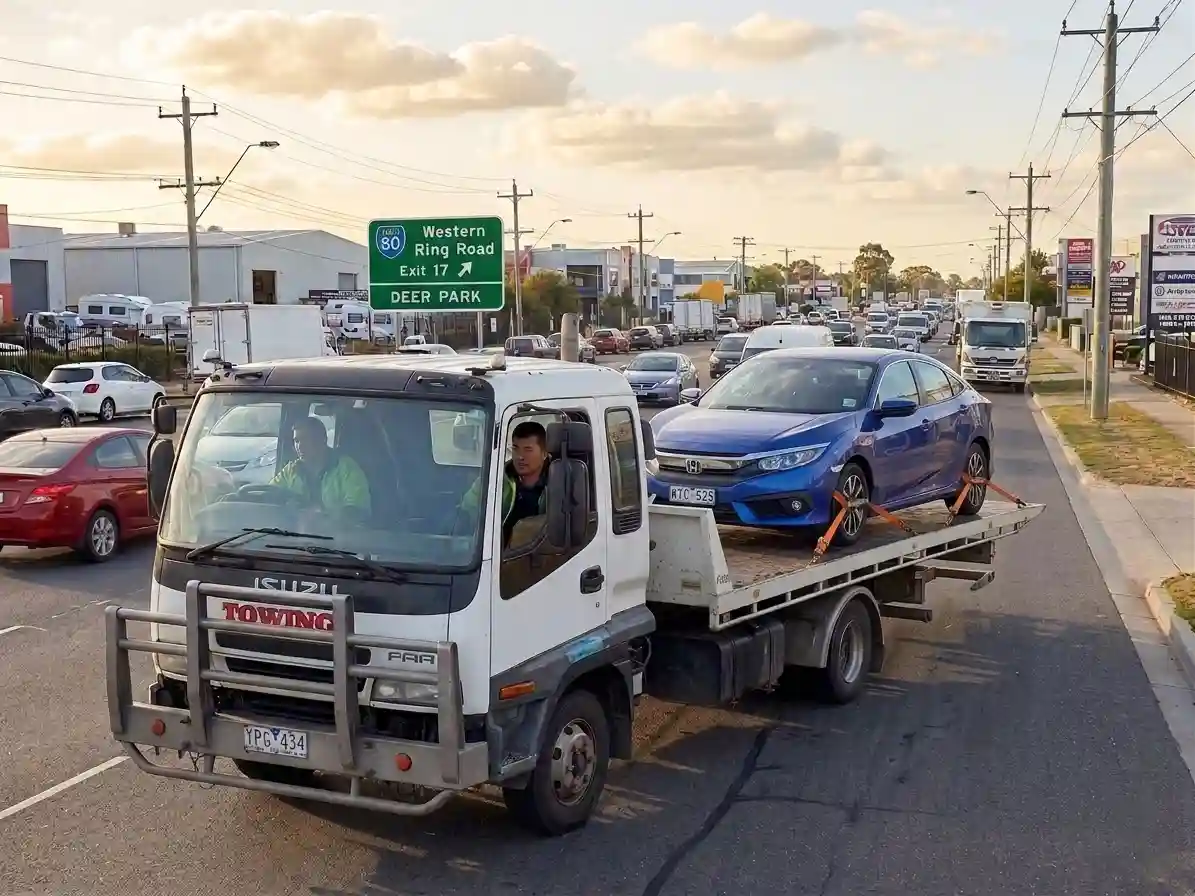 Car removal Deer Park with tow truck and cash for cars service in Melbourne West